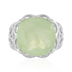 Bague en argent et Préhnite