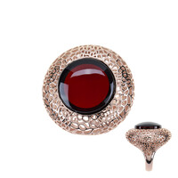 Bague en argent et Ambre baltique