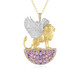 Collier en argent et Améthyste (Gems en Vogue)