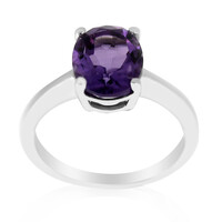 Bague en argent et Améthyste