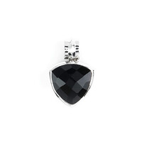 Pendentif en argent et Onyx noir