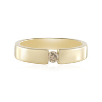 Bague en or et Diamant chocolat I2