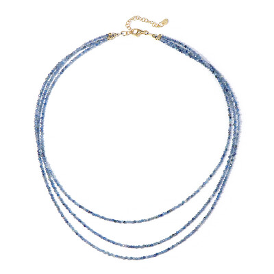Collier en argent et Kyanite du Népal