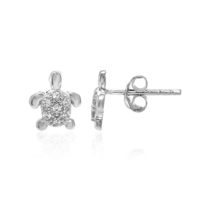 Boucles d'oreilles en argent et Zircon