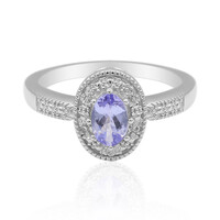 Bague en argent et Tanzanite