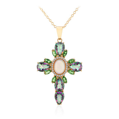 Collier en argent et Opale Welo