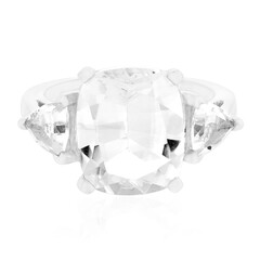 Bague en argent et Quartz blanc