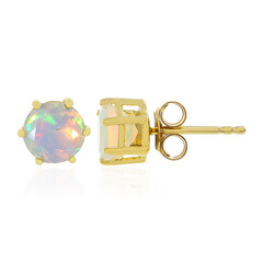 Boucles d'oreilles en argent et Opale Welo