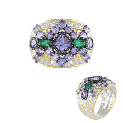 Bague en argent et Tanzanite (Gems en Vogue)