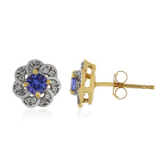 Boucles d'oreilles en or et Tanzanite (Adela Gold)