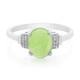 Bague en argent et Chrysoprase impériale