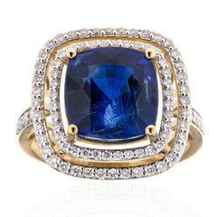 Bague en or et Kyanite du Népal (AMAYANI)