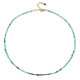 Collier en argent et Emeraude du Brésil