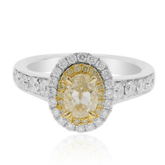 Bague en or et Diamant jaune SI1 (CIRARI)