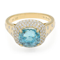 Bague en or et Zircon de Ratanakiri (de Melo)