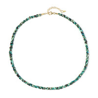 Collier en argent et Chrysocolle