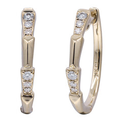 Boucles d'oreilles en or et Diamant I1 (H) (CIRARI)