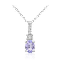 Collier en argent et Tanzanite