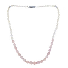 Collier en argent et Morganite