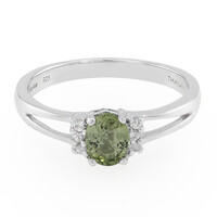 Bague en argent et Tourmaline Paraïba