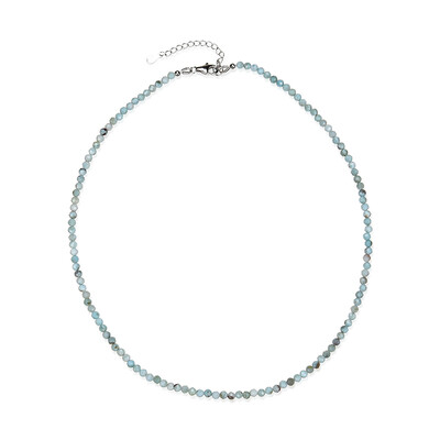 Collier en argent et Larimar