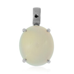 Pendentif en platine et Opale Welo AAA