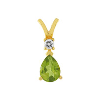 Pendentif en argent et Péridot
