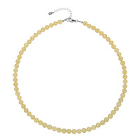 Collier en argent et Héliodore