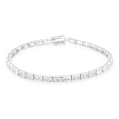 Bracelet en argent et Topaze blanche
