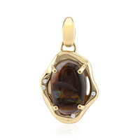 Pendentif en or et Agate de Feu
