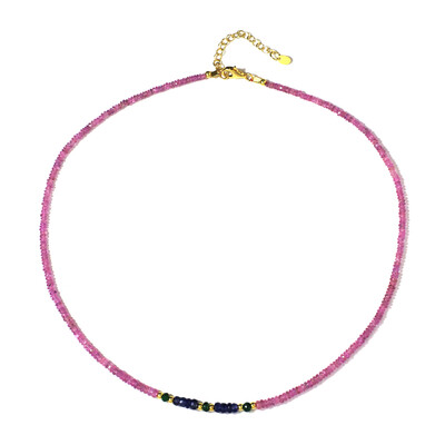 Collier en argent et Saphir parme (Riya)
