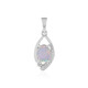Pendentif en argent et Opale Welo