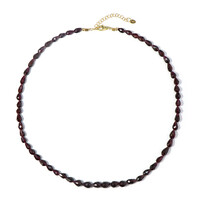 Collier en argent et Rhodolite du Rajasthan