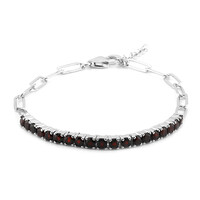 Bracelet en argent et Grenat