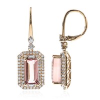 Boucles d'oreilles en or et Tourmaline néon du Congo (CIRARI)