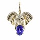 Pendentif en or et Tanzanite AAA (CIRARI)