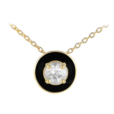Collier en argent et Topaze blanche