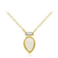Collier en argent et Opale Welo