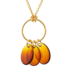 Collier en argent et Ambre baltique