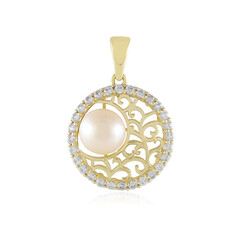 Pendentif en or et Perle blanche de culture d'eau douce (Ornaments by de Melo)