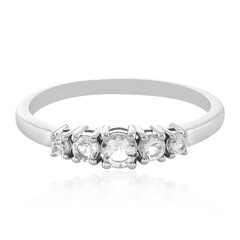 Bague en argent et Quartz blanc