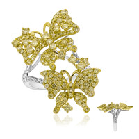 Bague en or et Diamant SI2 jaune (CIRARI)