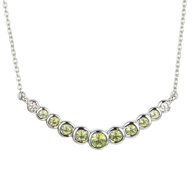 Collier en argent et Péridot
