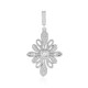 Pendentif en argent et Saphir blanc