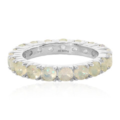 Bague en argent et Opale Welo