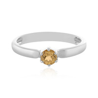 Bague en argent et Topaze impériale