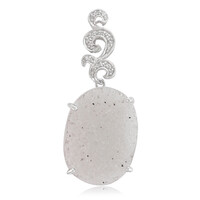 Pendentif en argent et Agate étincelante