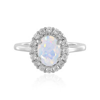 Bague en argent et Opale Welo