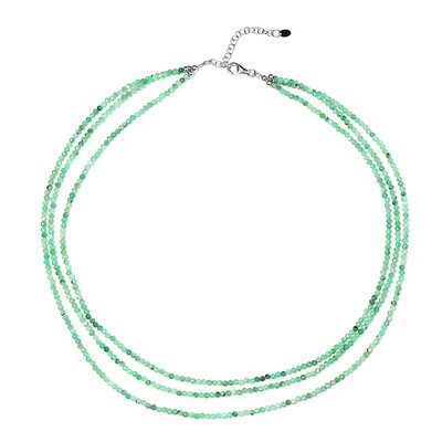 Collier en argent et Emeraude de Socoto
