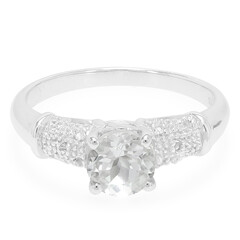 Bague en argent et Goshénite
